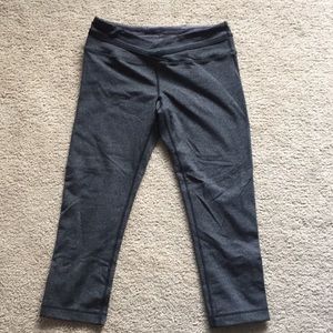 Lululemon crops with ruffle detail